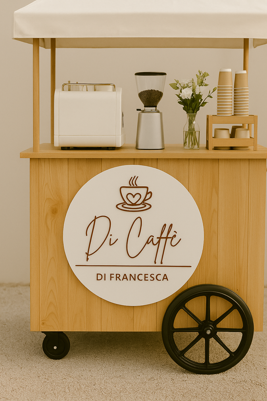 Logo para Negocio en Madera