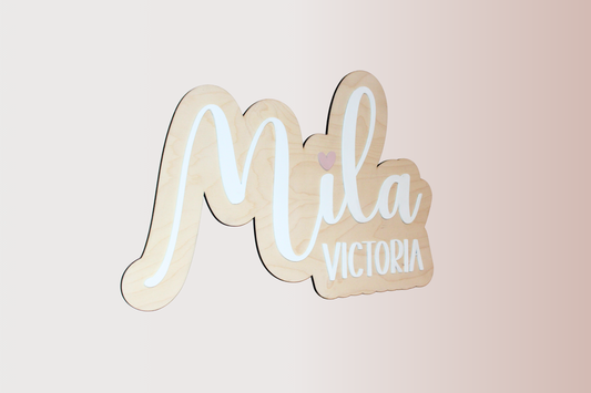 Nursery baby name sign wooden toddler name room sign baby shower gift new born gift coquette decor kids room personalized decor wood name