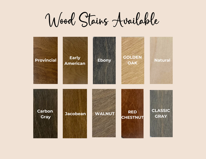 First and Second Wood Name Sign