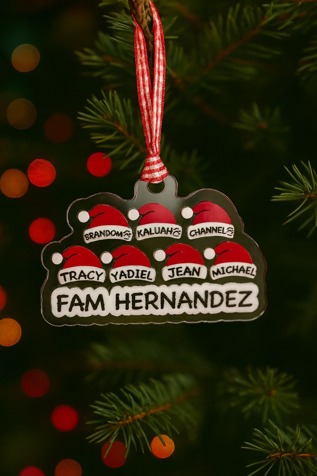 Ornamento Familiar Personalizado