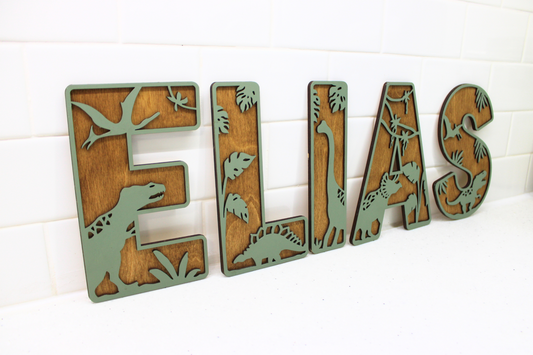 Letras de Dinosaurio