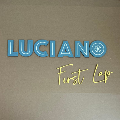 Nombre en Madera 1/8" - Cutout