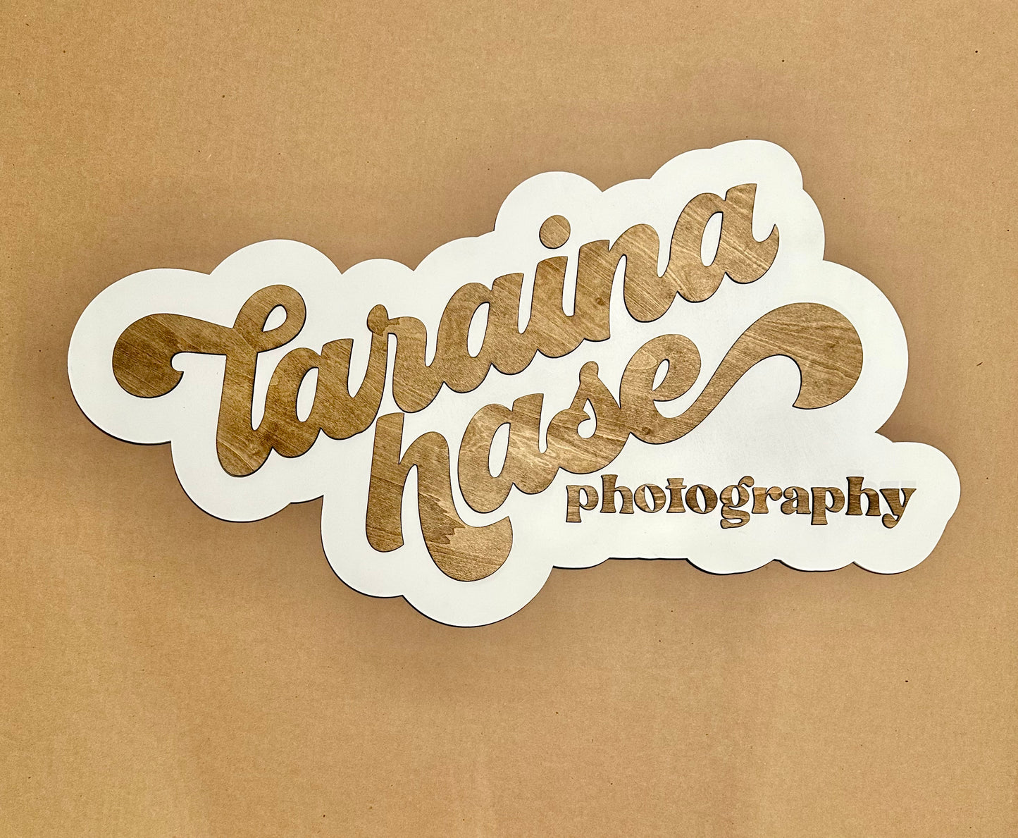 Logo para Negocio en Madera